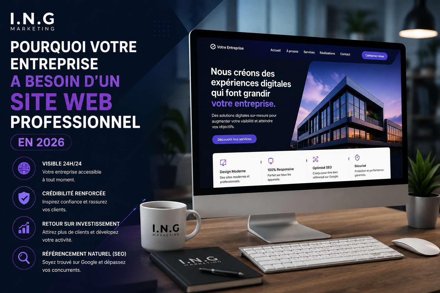 Pourquoi Votre Entreprise a Besoin d'un Site Web Professionnel en 2026
